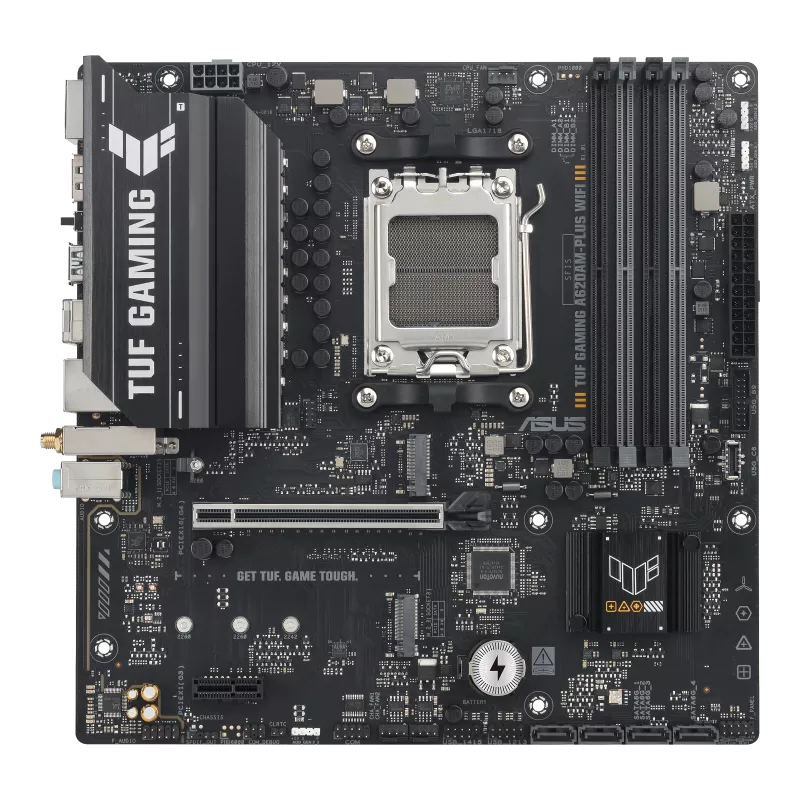 Asus TUF GAMING A620AM-PLUS WIFI, AM5, Black Motherboard