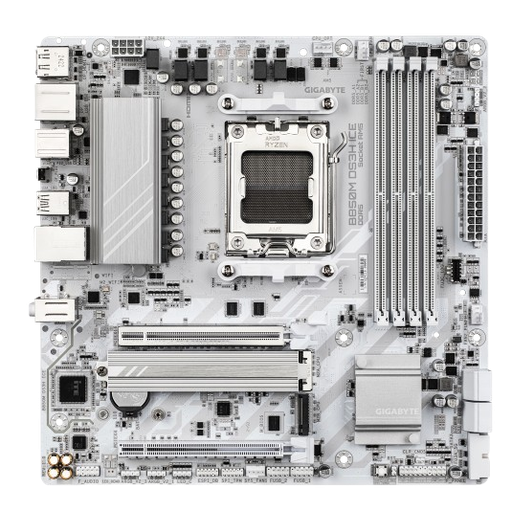 Gigabyte B850M DS3H ICE, AM5 DDR5 White Micro-ATX Motherboard