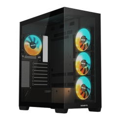 GIGABYTE C500 PANORAMIC STEALTH, Mid Tower, Black Case