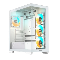 GIGABYTE C500 PANORAMIC STEALTH, Mid Tower, White Gaming Case