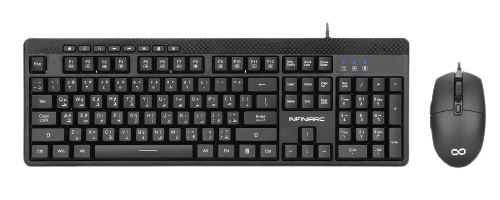 INFINIARC Wired Commercial Keyboard Combo _ KM118