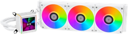 LIAN LI Galahad II LCD 360 White Liquid Cooler - GA2ALCD36W