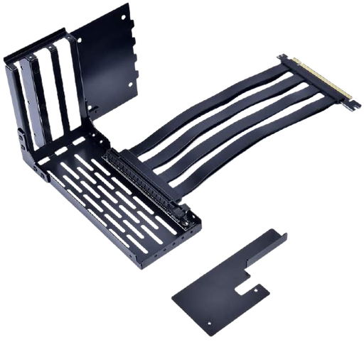 Lian Li LAN2-1X Premium PCI-E x16 3.0 Black Extender Riser Cable 200mm and Covert Bracket for LANCOOL II/LANCOOL 2 / LANCOOL TWO -LAN2-1X