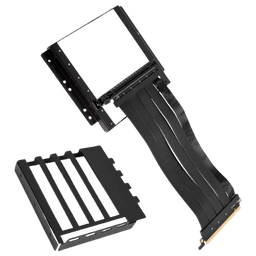 Lian Li O11D-1 PCI-E x16 3.0 Extender Riser Cable 200mm and Cover Bracket - O11D-1X - Black