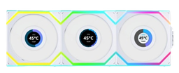 Lian Li UNI SL Wireless LCD White 3-Pack FAN 