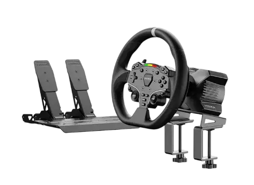MOZA R3 Racing Wheel and Pedals Bundle for PC — حزمة MOZA R3 لعجلة القيادة والدواسات الخاصة بمحاكيات السباق على الكمبيوتر