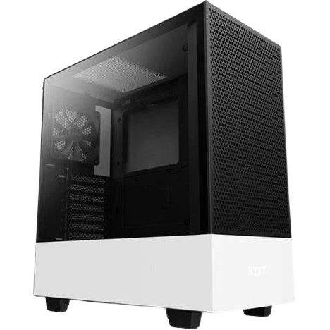 NZXT H510 FLOW COMPACT ATX MID TOWER CABINET (WHITE)