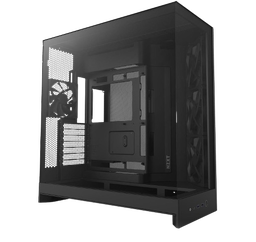 NZXT H9 Flow Dual-Chamber ATX Mid Tower Black Gaming Case