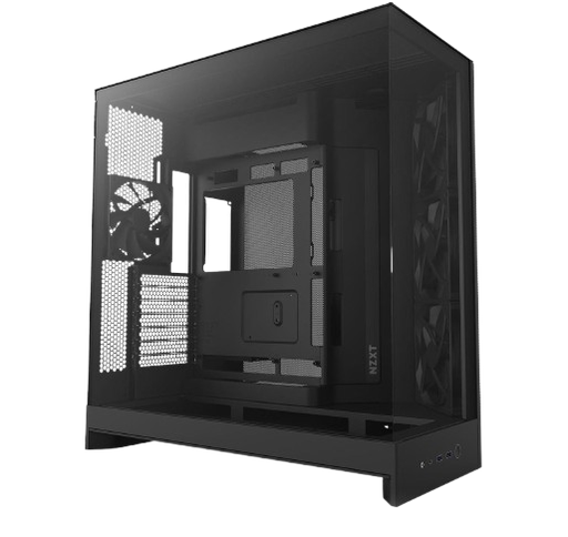NZXT H9 Flow Dual-Chamber ATX Mid Tower Black Gaming Case