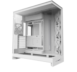 NZXT H9 Flow Dual-Chamber ATX Mid Tower White Gaming Case
