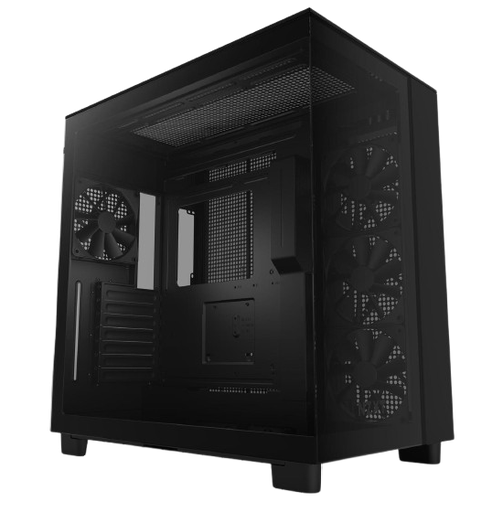 NZXT H9 Flow Edition ATX Mid Tower Chassis, Black
