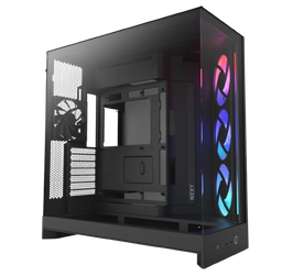 NZXT H9 Flow RGB Dual-Chamber ATX Mid Tower Black Gaming Case 