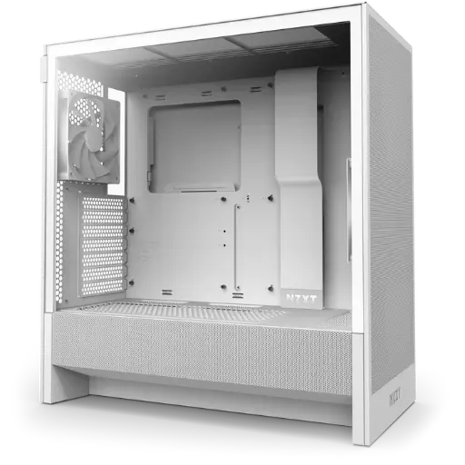 NZXT H Series H5 Flow (2023) Flow RGB Edition ATX Mid Tower White Case