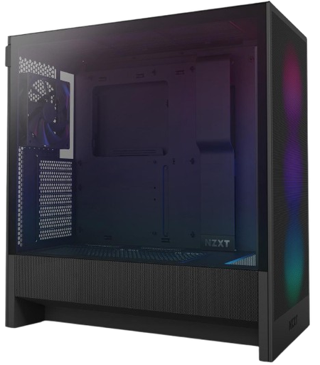 NZXT H Series H5 Flow (2024) Flow RGB Edition Black ATX Mid Tower - CC-H52FB-R1