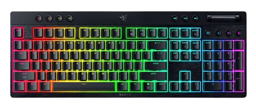 Razer BlackWidow V4 Low Profile HyperSpeed Wireless, Mechanical Switches Keyboard