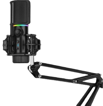 [SPMC-MZ1C227.12] Streamplify RGB Microphone With Mounting Arm INFINIARC Edition