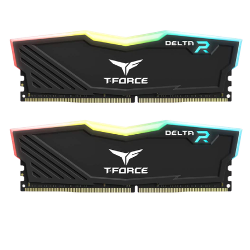 TEAMGROUP T-Force Delta RGB 16GB (2 x 8) 3600MHz - Black DDR4 Memory