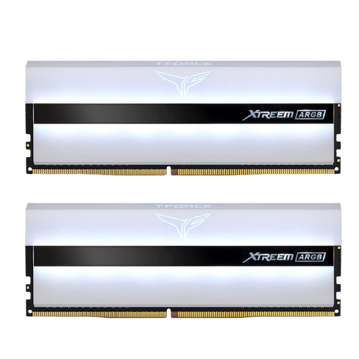 TEAMGROUP T-Force Xtreem ARGB 3600MHz CL18 16GB (2x8GB) PC4-28800 Dual Channel DDR4 DRAM Desktop Gaming Memory Ram (White)