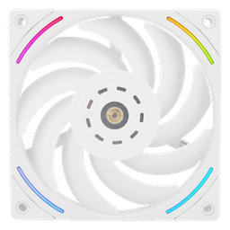 Thermalright TL-K12RW 120mm ARGB Case Fan, Silent Computer Fan with S-FDB Bearing, White Desktop Cooling CPU Fan