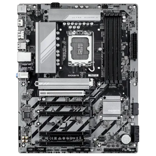 Gigabyte B860 DS3H, Intel LGA 1851, DDR5 ATX Black Motherboard