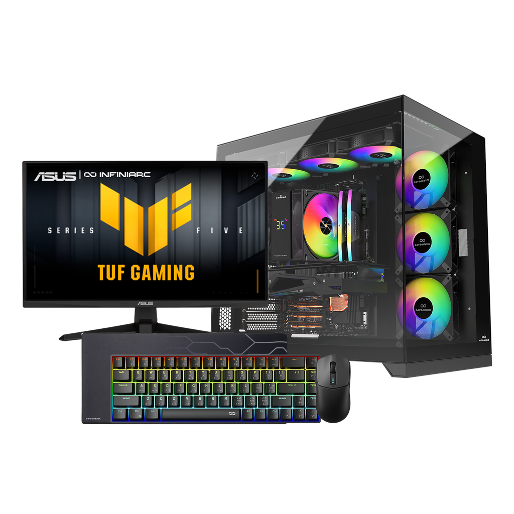 GAMING Desktop Bundle PC - NVIDIA RTX 3050 - Intel Ultra - DDR5 - Tabby ...