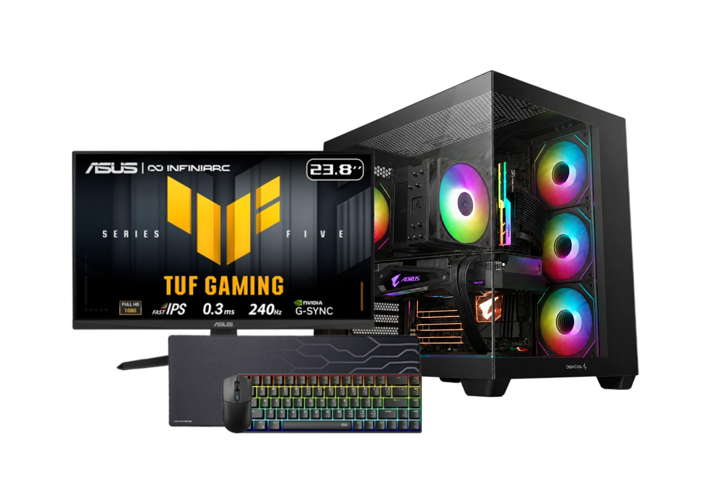 RTX 5060 Bundle Gaming PC — Intel Core Ultra 5 + DDR5 + 240Hz
