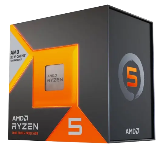 [100-000001904] AMD Ryzen 5 7500X3D, AM5 Up to Up to 4.5 GHz, Desktop Processor