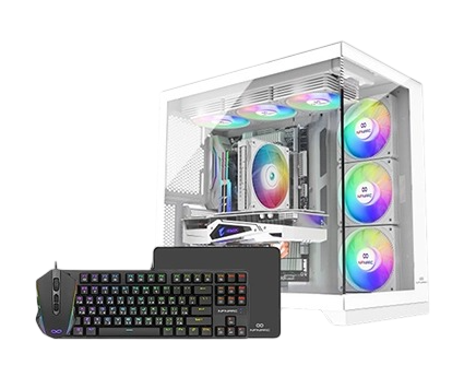 GAMING WHITE Desktop PC - NVIDIA RTX 3050 - Intel Ultra - DDR5 - Tabby
