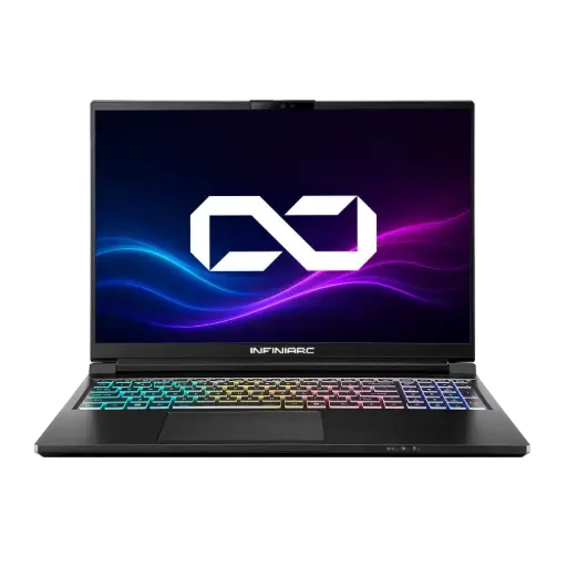 لابتوب ألعاب انفني ارك® مقاس 16 بوصة QHD، معالج Intel Core Ultra 9 275HX، كرت شاشة NVIDIA GeForce RTX 5070 Ti بسعة 12GB DDR7، شاشة 300Hz، تغطية ألوان 100% sRGB، ذاكرة 32GB DDR5، تخزين 1TB PCIe M.2 SSD 