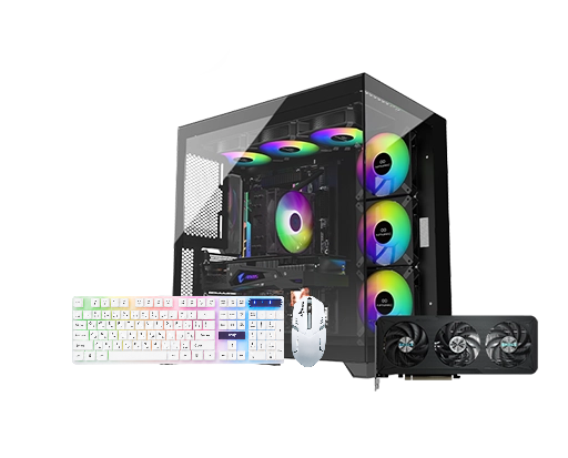 [CUBE-5060-INTEL-d4-TP] GAMING Desktop PC - NVIDIA RTX 5060 - Intel core i5 - DDR4 - Tabby