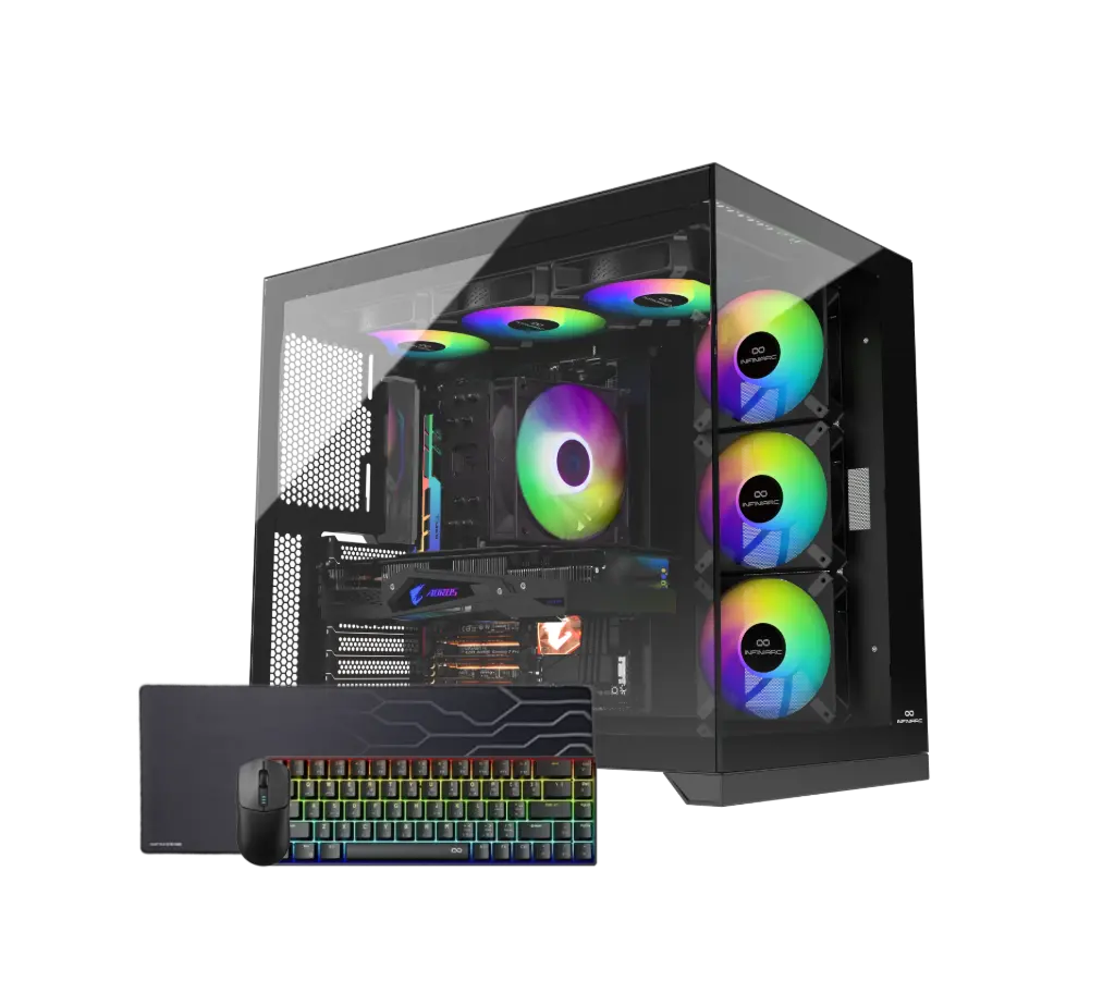 [CUBE-5060-INTEL-d4-TP] GAMING Desktop PC - NVIDIA RTX 5060 - Intel core i5 - DDR4 - Tabby