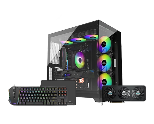 [CUBE-5060-INTEL-d4-TP] GAMING Desktop PC - NVIDIA RTX 5060 - Intel core i5 - DDR4 - Tabby