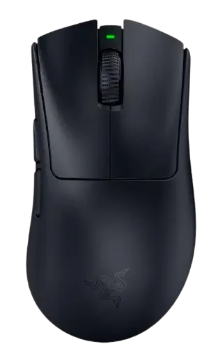 Razer DeathAdder V4 Pro, 8000 Hz Polling Rate, 900 Max Speed IPS, 45K Max Sensitivity DPI, Wireless Gen-2 Black Gaming Mouse 