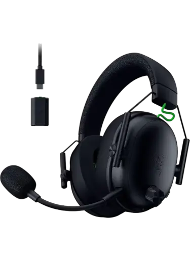 Razer BlackShark V3 Wireless Gaming Headset for Xbox: 50mm Drivers - Super Wideband Mic - 2.4 GHz, Bluetooth, USB - Works with PC, Mac, PS5, Nintendo Switch, Smartphone - Long Battery Life - Black