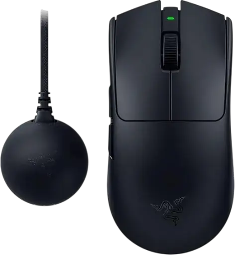 Razer Viper V4 Pro Wireless Esports Gaming Mouse: Symmetrical, 49g Lightweight, 8K Polling, 50K DPI Optical Sensor, Gen-4 Optical Switches, 6 Programmable Controls, HyperSpeed Wireless - Black