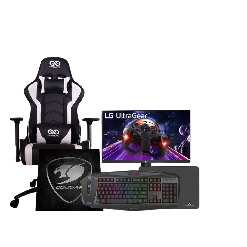Infiniarc Gaming Chair + LG 23.8" UltraGear Full HD Monitor+ Infiniarc