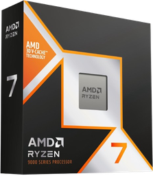 AMD Ryzen 7 9800X3D - Ryzen 7 9000 Series Zen 5, 8-Core 5.2 GHz - AM5 Socket - Radeon Graphics Desktop Processor - Tray