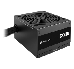 CORSAIR CX750 80 PLUS Bronze Low-Noise ATX 750 Watt Black Power Supply - CP-9020279-UK