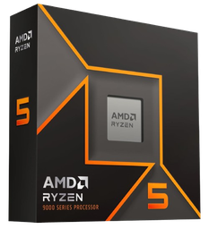 AMD Ryzen 5 9600X, Granite Ridge (Zen 5) 6-Core 3.9 GHz, AM5, Radeon Graphics Processor - Tray