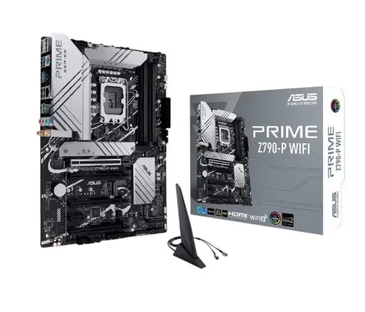 Asus Prime Z790-P WiFi, Socket Intel LGA1700, 128GB DDR5 Max Memory, 3x M.2 Slots, WiFi 6, Bluetooth v5.2, ATX Motherboard