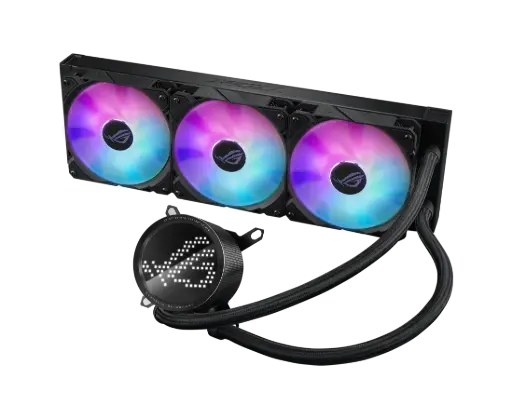 [90RC00I1-M0UAY0] مبرد مائي ASUS ROG RYUO III 360 ARGB مقاس 360mm، مزود بمراوح ARGB، تصميم احترافي  