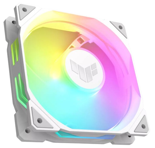 [90DA00D3-B09000] ASUS TUF Gaming TR120 ARGB Reverse Fan - Single Pack WHITE