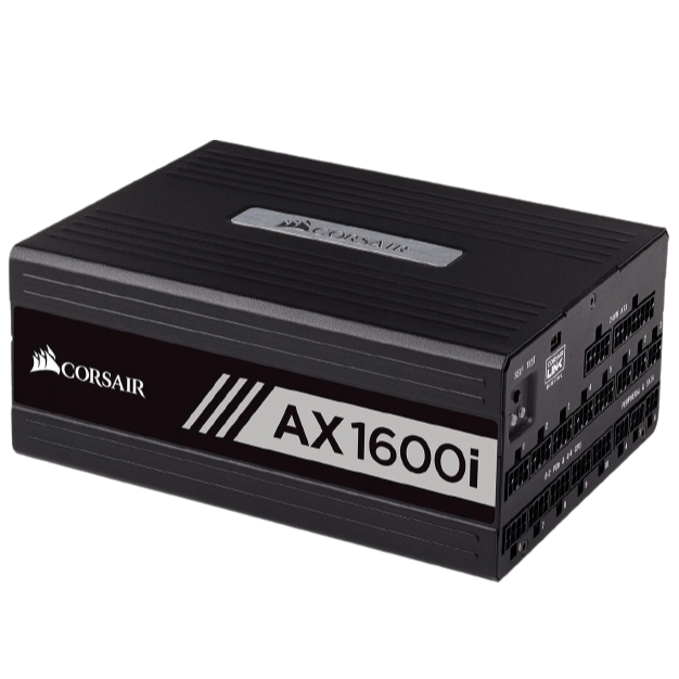 Corsair AX1600i Digital ATX Fully-Modular, 80 PLUS TITANIUM Power ...