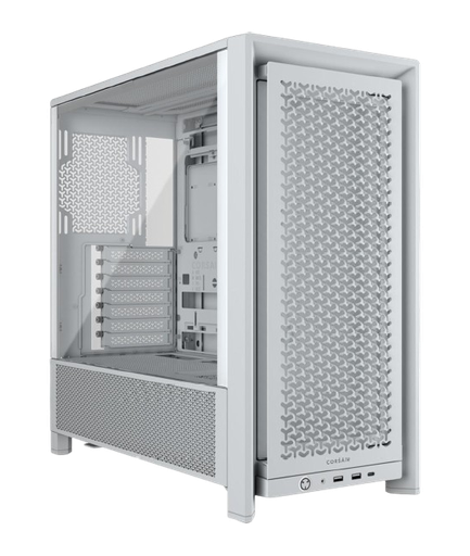 Corsair FRAME 4000D Modular Mid-Tower White Gaming PC Case