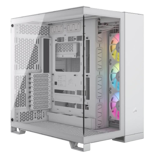 Corsair iCUE LINK 6500X RGB Mid-Tower ATX Dual Chamber WHITE PC Case