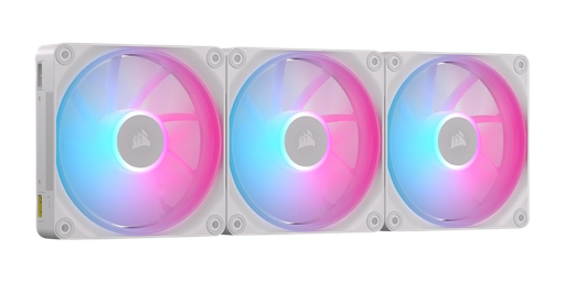 CORSAIR iCUE Link LX120 Reverse RGB 120mm PWM Triple Pack White Fans