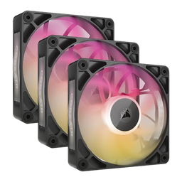 Corsair iCUE LINK RX120 MAX RGB 120mm PWM Black Thick Fans Starter Kit