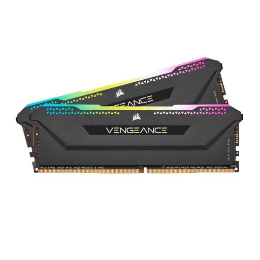 Corsair VENGEANCE RGB PRO SL 16GB (2x8GB) DDR4 DRAM 3200MHz C16 Black Memory Kit  