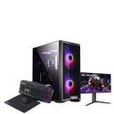 تجميعة بندل (شاشة, كومبو كيبورد - ماوس) بي سي قيمنق - كرت شاشة نفيديا 16GB RTX 4060 TI - معالج انتل I5 الجيل 12 - DDR5