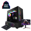 تجميعة بندل (شاشة, كومبو كيبورد - ماوس) بي سي قيمنق - كرت شاشة نفيديا RTX 3060 - معالج انتل I5 الجيل 12 - DDR5